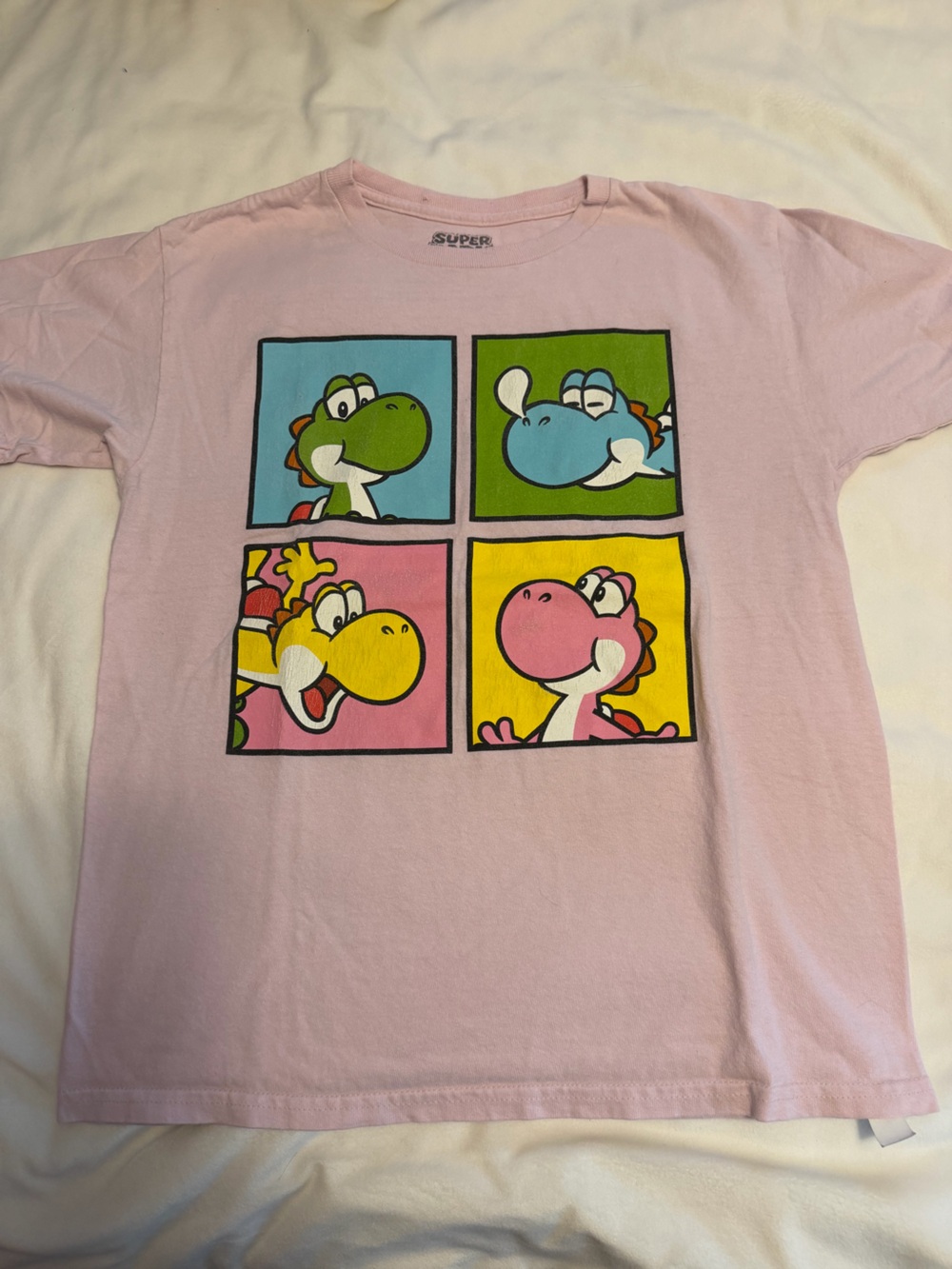 Pink Yoshi Graphic Tee
